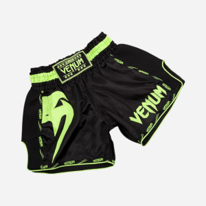 Venum Short de Boxe - Noir/Vert Néo