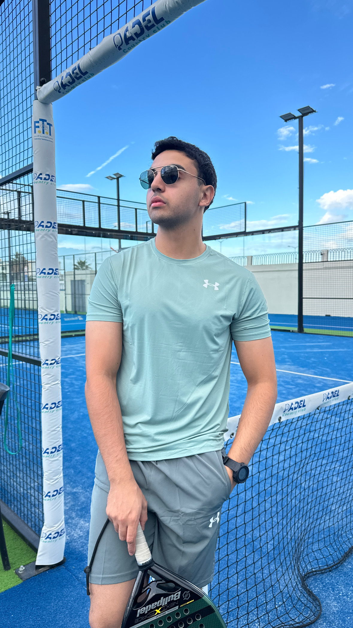 t-shirt Under Armour vert d'eau – Image 4