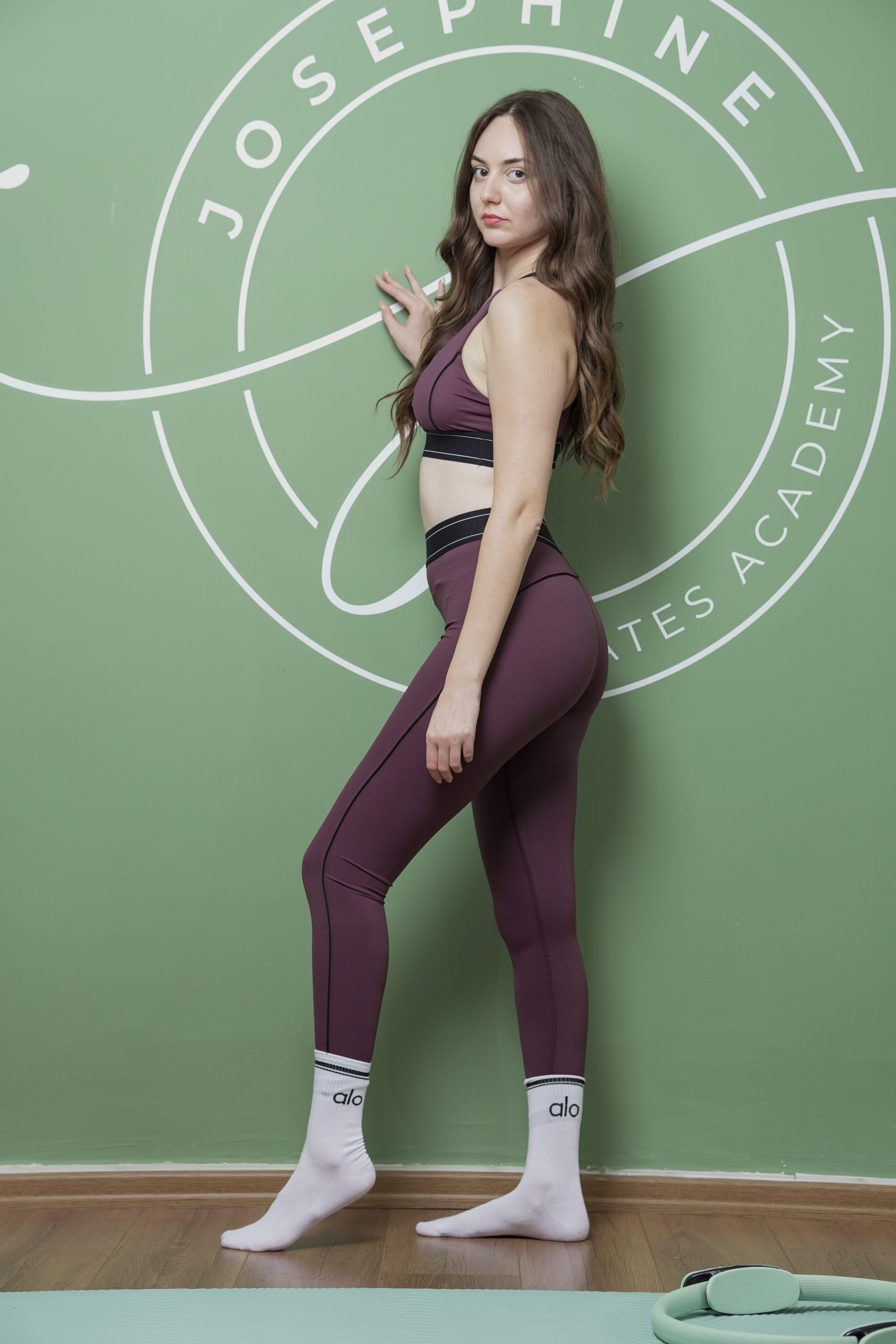Set Alo yoga aubergine – Image 3