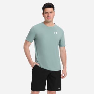 t-shirt Under Armour vert d'eau