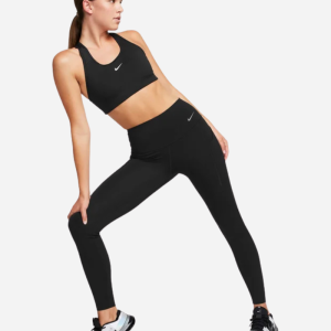 Legging taille haute Nike pour femme, maintien ferme, avec poches - Noir