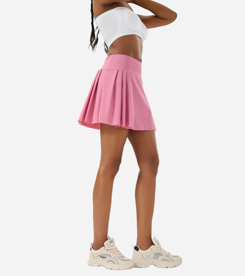 Jupe plissée Alo Yoga – Rose – Image 2