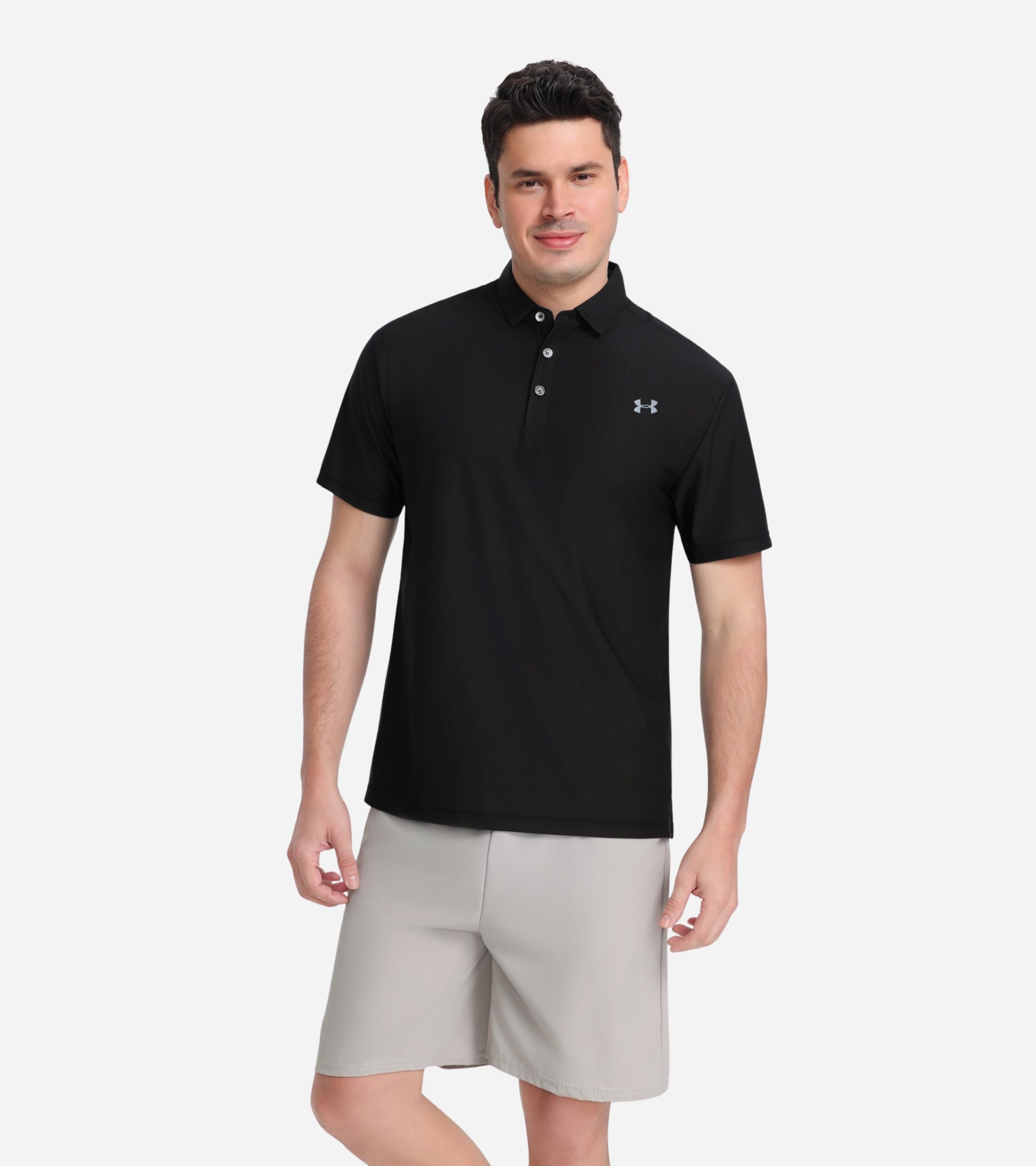Polo de sport homme Under Armour Noir – Image 2