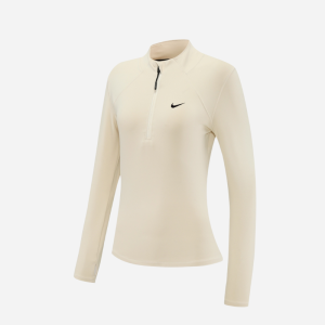 Haut de sport à manches longues Nike Beige clair